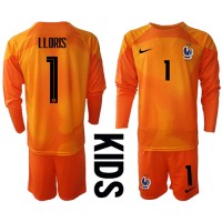 France Hugo Lloris #1 Goalkeeper Replica Home Minikit World Cup 2022 Long Sleeve (+ pants)